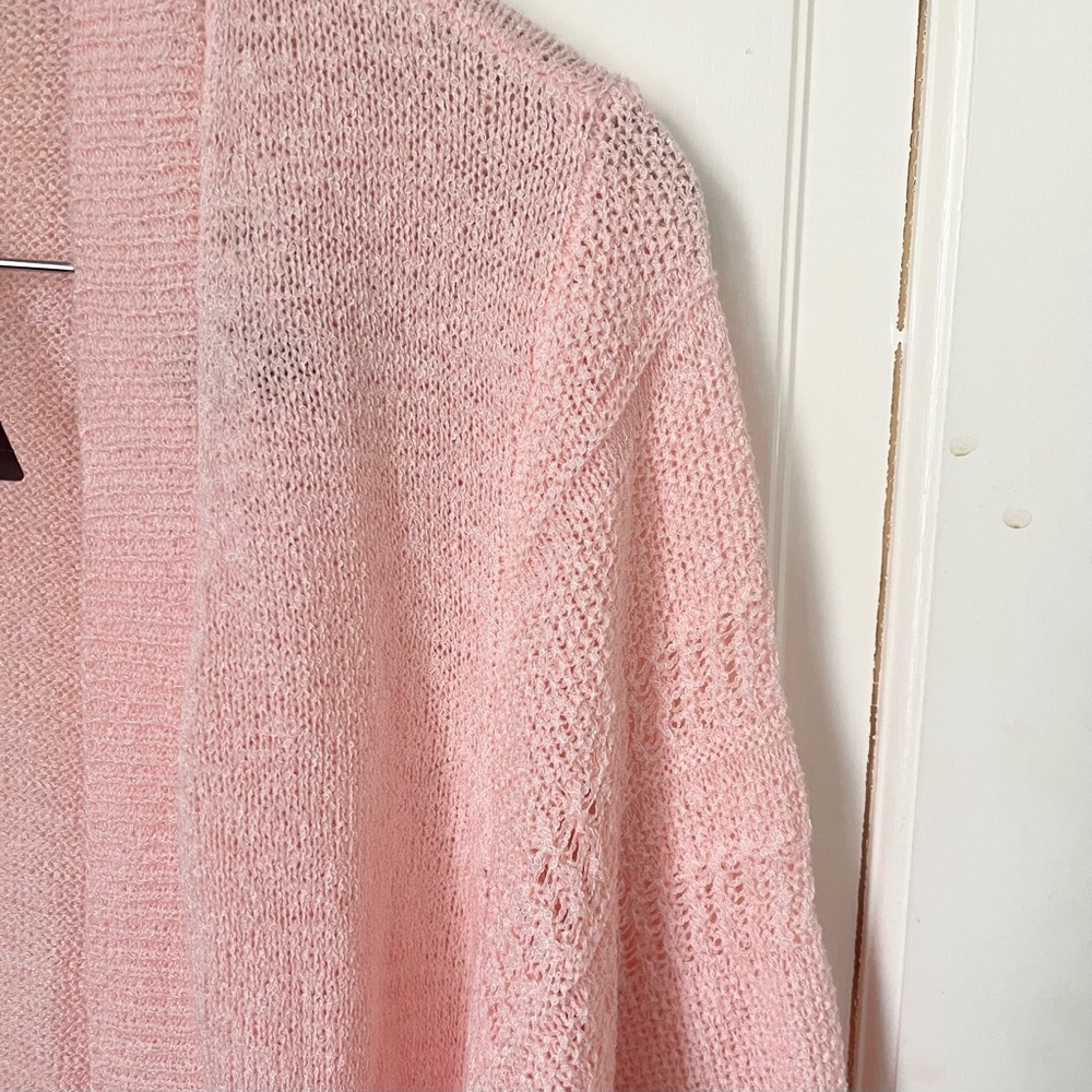 Torrid Duster Open Front Stitch Detail Cardigan Size 1X - Picture 6 of 14